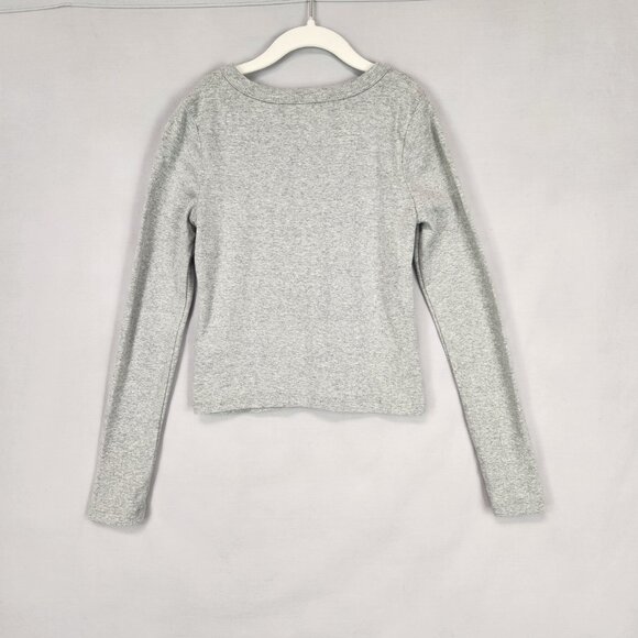 Wicked Long Sleeve Girls Graphic Tee Size Large Gray Pink Glinda Witch Oz Movie - Picture 2 of 4